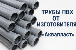Трубы ПВХ от изготовителя: особенности материалов, технологии производства и роль компании «Аквапласт» в отрасли