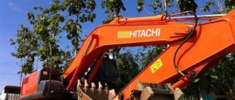 Hitachi 200 excavator modifications