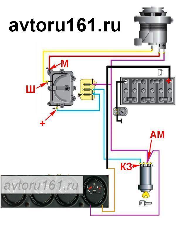 Схема генератора уаз буханка инжектор 409