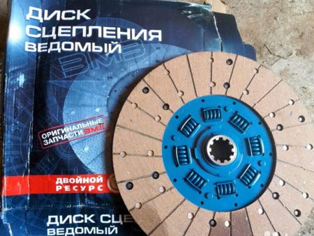 ведомый диск сцепления
